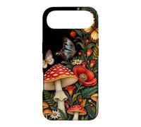 Flore de Champignons Amanita botanique Vintage Coque pour iPhone Air