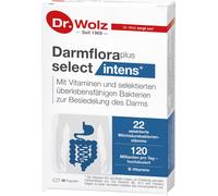 Flore intestinale plus select intens gélules 40 pc