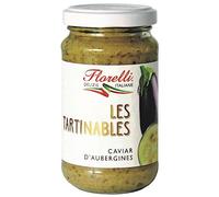 FLORELLI - Caviar D'Aubergines Naturel, Savoureux, 190G - Lot De 4