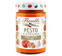 FLORELLI - Pesto À La Siciliana, Saveurs Intenses De L'Italie, 190g - Lot De 4