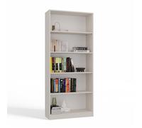 CDF Office Bibliothèque R80 | Couleur : cachemire (beige) | Pour salon, bureau, bureau | Moderne | Étagère pour livres et jouets | Idéale pour chambre d'enfant, adolescent, chambre d'adolescent