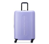 florence by mills Catch Flights Bagage Rigide Extensible avec roulettes pivotantes pour Femme - Motif à Carreaux - Taille M - 61 cm - Bagage Rigide Extensible avec roulettes pivotantes, Lavande,