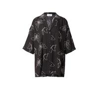 florence by mills exclusive for ABOUT YOU Chemisier 'Break Time' noir / blanc, Taille XS