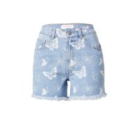 florence by mills exclusive for ABOUT YOU Jean 'High Tide' bleu clair / blanc, Taille 25-26