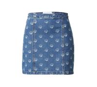florence by mills exclusive for ABOUT YOU Jupe 'Good Novel' bleu denim / blanc, Taille 38