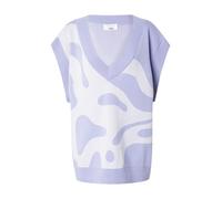 florence by mills exclusive for ABOUT YOU Pull-over oversize 'Apple Cider' bleu violet / blanc cassé, Taille S
