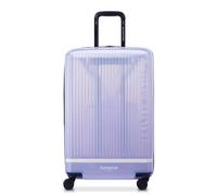 florence by mills Gotta Glow Hardside Bagage Extensible pour Femme avec roulettes, Violet translucide, Checked-Medium 24 inch, Gotta Glow Bagage Rigide Extensible avec roulettes