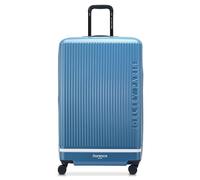 florence by mills Spin Me Away Bagage Rigide Extensible avec roulettes pivotantes pour Femme Bleu Zinc Taille L 73,7 cm, Bleu Zinc, Checked-Large 29 inch, Spin Me Away Valise Rigide Extensible avec