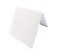 Florence Cartes Pliantes Papier Aquarelle Lisse - 15,5 x 15,5 cm - Blanc - 50 feuilles - 300 g/m² - pour Réaliser des Cartes d'Anniversaire, Cartes Postales & Faire-Part de Mariage