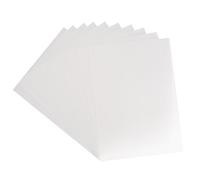 Florence Feuilles de Plastique Mat - A4-0,5 mm - 10 feuilles - Rigide - Polypropylène - Blanc - pour Pochettes, Planificateurs, Pochoirs, Onglets et Scrapbooking