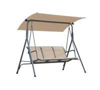 Florence Garden Point balançoire de jardin en métal beige