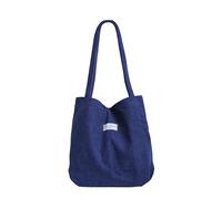 Florence Happy @ England Cambridge ElChic-Sac fourre-tout épais en velours côtelé avec fermeture éclair, élégant, durable et imperméable, Cloud Burst, Large