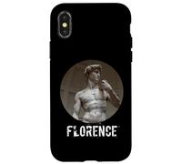 Florence Italie Michael Anglo's David Portrait Renaissance Coque pour iPhone X/XS