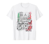 Florence Italy Art Vintage Voyage Design Souvenir T-Shirt