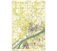 Florence - Muscle Shoals Alabama Map Journal: Vintage Map Notebook