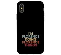Florence Name Florence Personalized Name First Given Coque pour iPhone X/XS