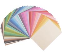 Florence Papier Cartonné,60 Couleurs,216g,Carré,21 X 29,7 Cm,60 Feuilles,Surface Lisse,Pour Peindre,Scrapbooking,Cartographie,Perforatrice Et Plus