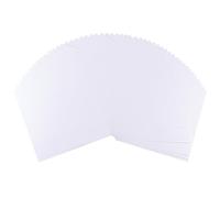 Florence Papier Cartonné Autocollant Blanc - 30,5 x 30,5 cm - 50 feuilles - 216 g/m² - Lisse - Papier Adhésif pour Imprimante et Étiquettes et Stickers Autocollantes Personnalisées