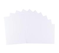 Florence Papier Cartonné Autocollant Blanc - A4-10 feuilles - 216 g/m² - Lisse - Papier Adhésif pour Imprimante et Étiquettes et Stickers Autocollantes Personnalisées