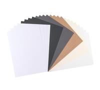 Florence Papier Cartonné Autocollant Couleurs Assorties - A4 - Neutre - 24 feuilles - 216 g/m² - Lisse - Papier Auto-Adhésif pour Imprimante et Étiquettes Autocollantes Personnalisées