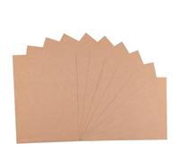 Florence Papier Cartonné Autocollant Kraft - A4-10 feuilles - 216 g/m² - Lisse - Papier Adhésif pour Imprimante et Étiquettes et Stickers Autocollantes Personnalisées