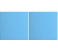 Florence Papier Cartonné Bleu Lisse - 30,5 x 30,5 cm - River - 20 feuilles - 216 g/m² - Papier pour Scrapbooking, Carterie, Perforation et Faire Part de Mariage (Lot de 2)