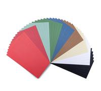 Florence Papier Cartonné en Lin Noël 250 g - Papier Scrapbooking 27 x 13,5 cm - Papier Cartonné Couleur - Invitations Élégantes, Boîtes-Cadeaux et Projets Artistiques