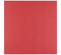 Florence Papier Cartonné en Lin Rouge 250 g - Papier Scrapbooking 30,5 x 30,5 cm - Poppy - Papier Cartonné Couleur - Invitations Élégantes, Boîtes-Cadeaux et Projets Artistiques