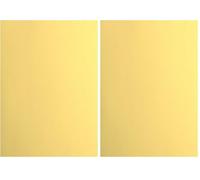 Florence Papier Cartonné Jaune Lisse - A4 - Asparagus - 10 feuilles - 216 g/m² - Papier pour Scrapbooking, Carterie, Perforation et Faire Part de Mariage (Lot de 2)