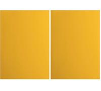 Florence Papier Cartonné Jaune Lisse - A4 - Honey - 10 feuilles - 216 g/m² - Papier pour Scrapbooking, Carterie, Perforation et Faire Part de Mariage (Lot de 2)