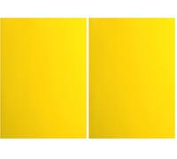 Florence Papier Cartonné Jaune Lisse - A4 - Lemon Yellow - 10 feuilles - 216 g/m² - Papier pour Scrapbooking, Carterie, Perforation et Faire Part de Mariage (Lot de 2)