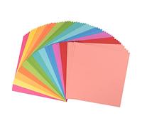 vaessen creative Florence Papier Cartonné, Couleurs Vives, 216g, 30,5 x 30,5 cm, 12x5 Feuilles, Surface Lisse, pour Peindre, Scrapbooking, Cartographie, Perforatrice et Plus, Multi