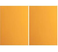Florence Papier Cartonné Orange Lisse - A4 - Grapefruit - 10 feuilles - 216 g/m² - Papier pour Scrapbooking, Carterie, Perforation et Faire Part de Mariage (Lot de 2)