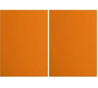Florence Papier Cartonné Orange Lisse - A4 - Mandarin - 10 feuilles - 216 g/m² - Papier pour Scrapbooking, Carterie, Perforation et Faire Part de Mariage (Lot de 2)