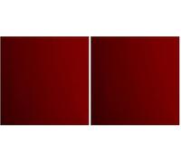 Florence Papier Cartonné Rouge Lisse - 30,5 x 30,5 cm - Ruby - 20 feuilles - 216 g/m² - Papier pour Scrapbooking, Carterie, Perforation et Faire Part de Mariage (Lot de 2)