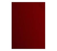 vaessen creative Florence Papier Cartonné, Rouge (Rubis), 216g, A4, 10 Feuilles, Surface Texturée, pour Peindre, Scrapbooking et plus, Taille Unique