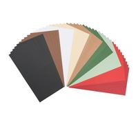 Florence Papier Cartonné Rugueux - 27 x 13,5 cm - Noël - 45 feuilles - 216 g/m² - pour Scrapbooking, Carterie, Perforation et Faire Part de Mariage