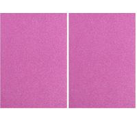 Florence Papier Pailleté Rose - A4-5 - 350 g/m² - Rose Clair - Papier Cartonné à Paillettes pour Loisirs Créatifs, Scrapbooking et Cartes de Vœux (Lot de 2)