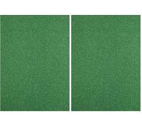 Florence Papier Pailleté Vert - A4-5 - 350 g/m² - Papier Cartonné à Paillettes pour Loisirs Créatifs, Scrapbooking et Cartes de Vœux (Lot de 2)