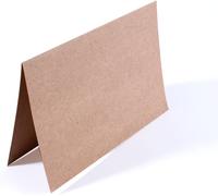 Florence Petites Cartes Rectangulaires,Ensemble De 25,Marron Kraft,Enveloppes Assorties Disponibles