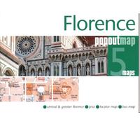 Florence PopOut Map: Handy pocket size pop up city map of Florence