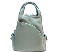 Florence Sac À Dos Femme Cuir Véritable Ciel OTF613H 27x28x13cm