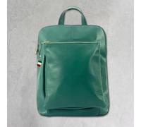 Florence Sac À Dos Femme En Cuir Sac De Ville Vert OTF610G