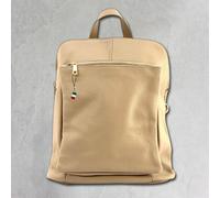 Florence Sac À Dos Femme En Cuir Vachette Taupe OTF610I