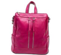 Florence Sac À Dos Ville Femme En Cuir Véritable Fuchsia ORF100P