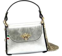 Florence Sac en cuir sac à bandoulière argent OTF817J