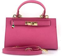 Florence sac en cuir sac à bandoulière rose fuchsia OTF812P