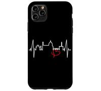 Florence Skyline Italie Battement de Cœur J'aime Firenze Coque pour iPhone 11 Pro Max