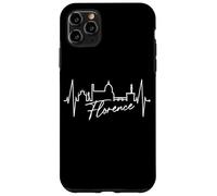 Florence Skyline Italie Battement de Cœur J'aime Firenze Coque pour iPhone 11 Pro Max