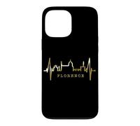 Florence Skyline Italie Battement de Cœur J'aime Firenze Coque pour iPhone 13 Pro Max